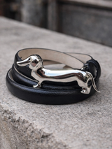 Perrito plateado