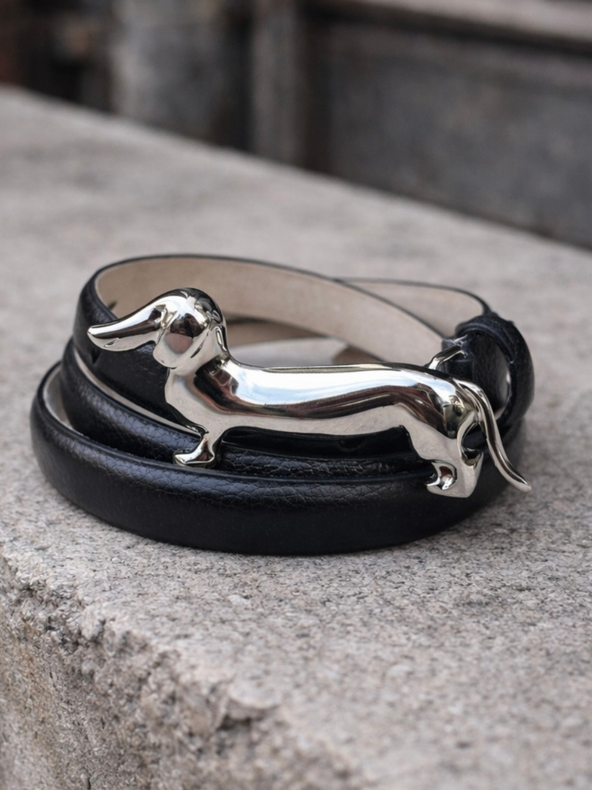 Perrito plateado