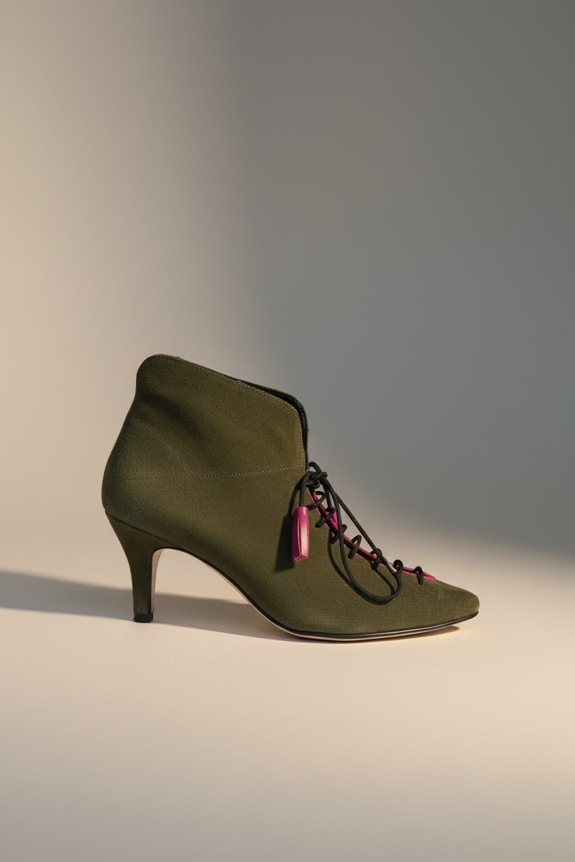 Zapato de cuero con taco 6,5 cm Maja Taco - Pia Martini Chile